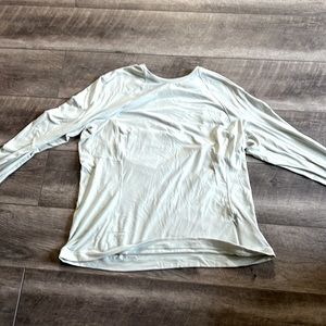 This Lululemon shirt is a size 20 the color is delicate mint and is adorable.